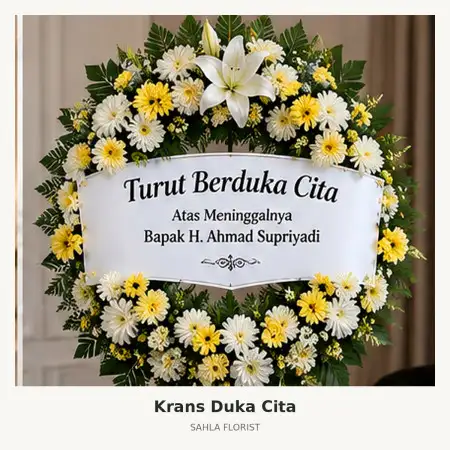 Krans Bunga Duka Tarogong